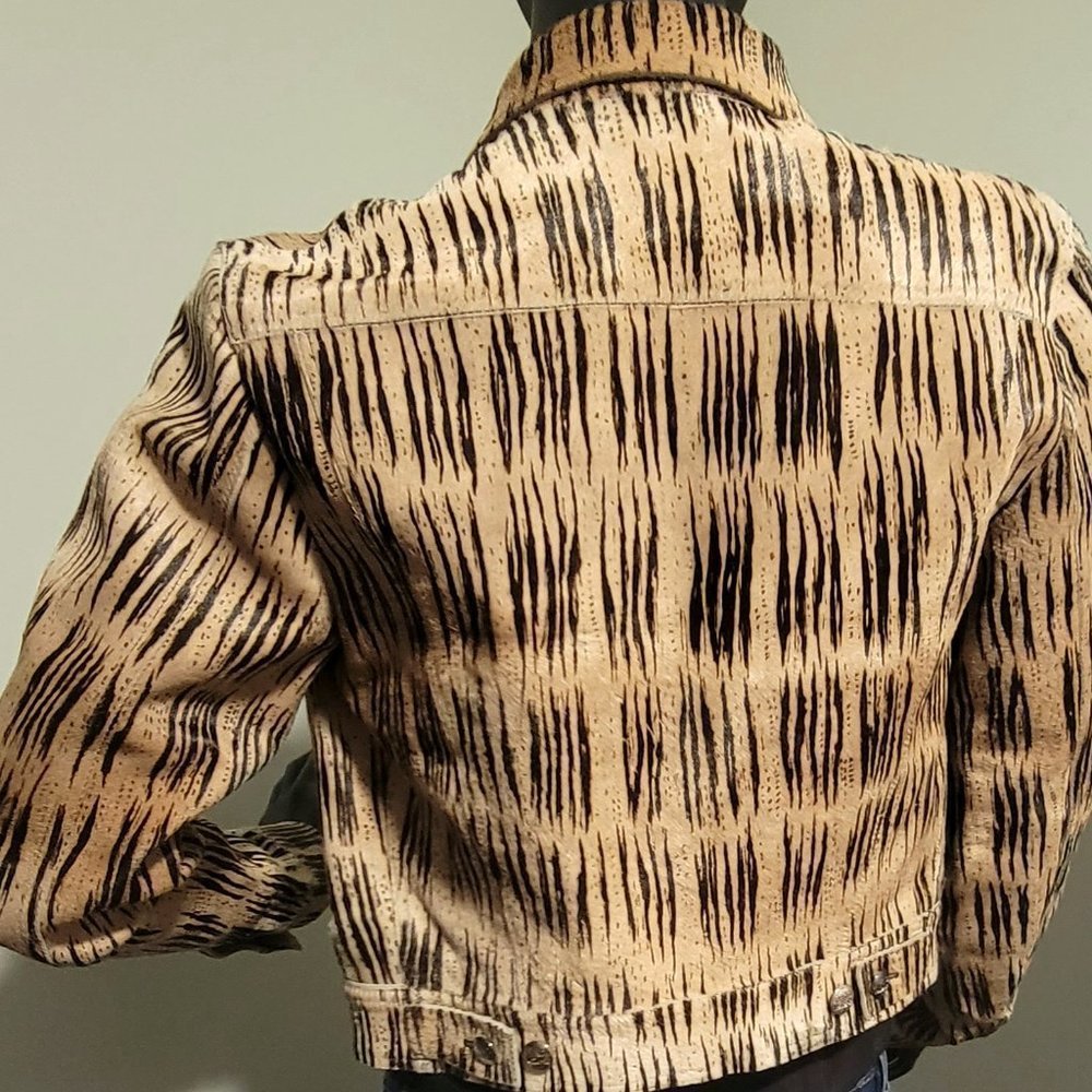 NWT Vintage FENDI SELLERIA Pony Hair Jungle Jacket - Picture 4 of 15